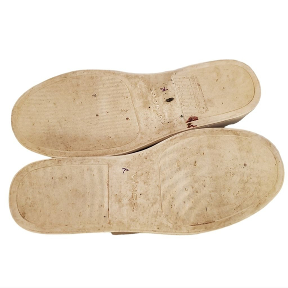 Vince Sandals (Size 8) Walford Tan Leather Flatform Platform Slide Rubber Sole - Picture 9 of 14